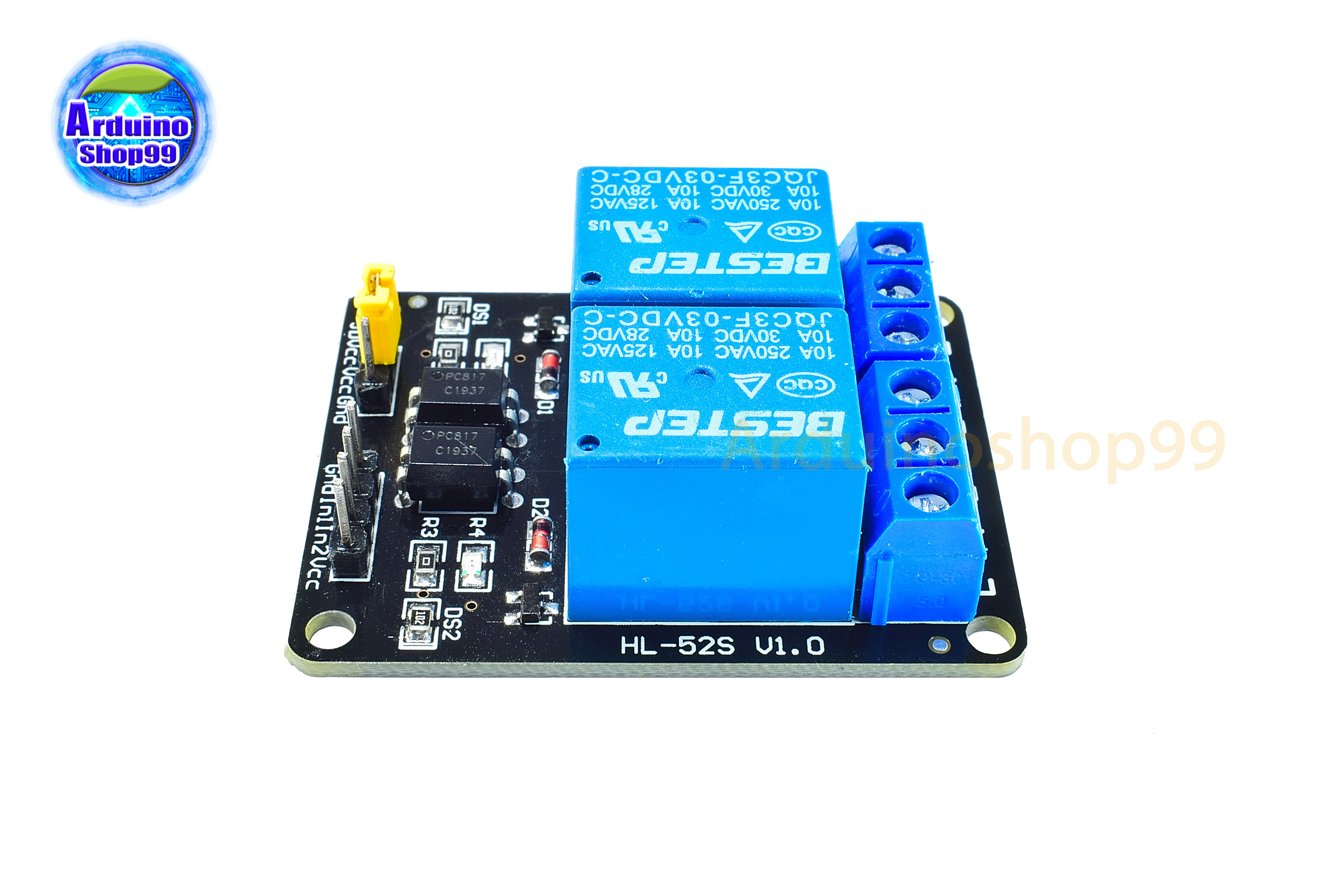 3Vdc Relay Module (2 Channel)