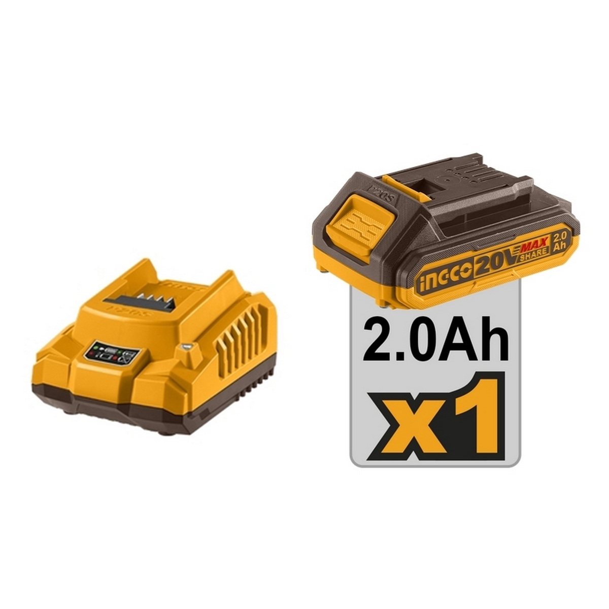 INGCO CVLI20126 เครื่องดูดฝุ่นไร้สาย 0.5L 20V แบตx1