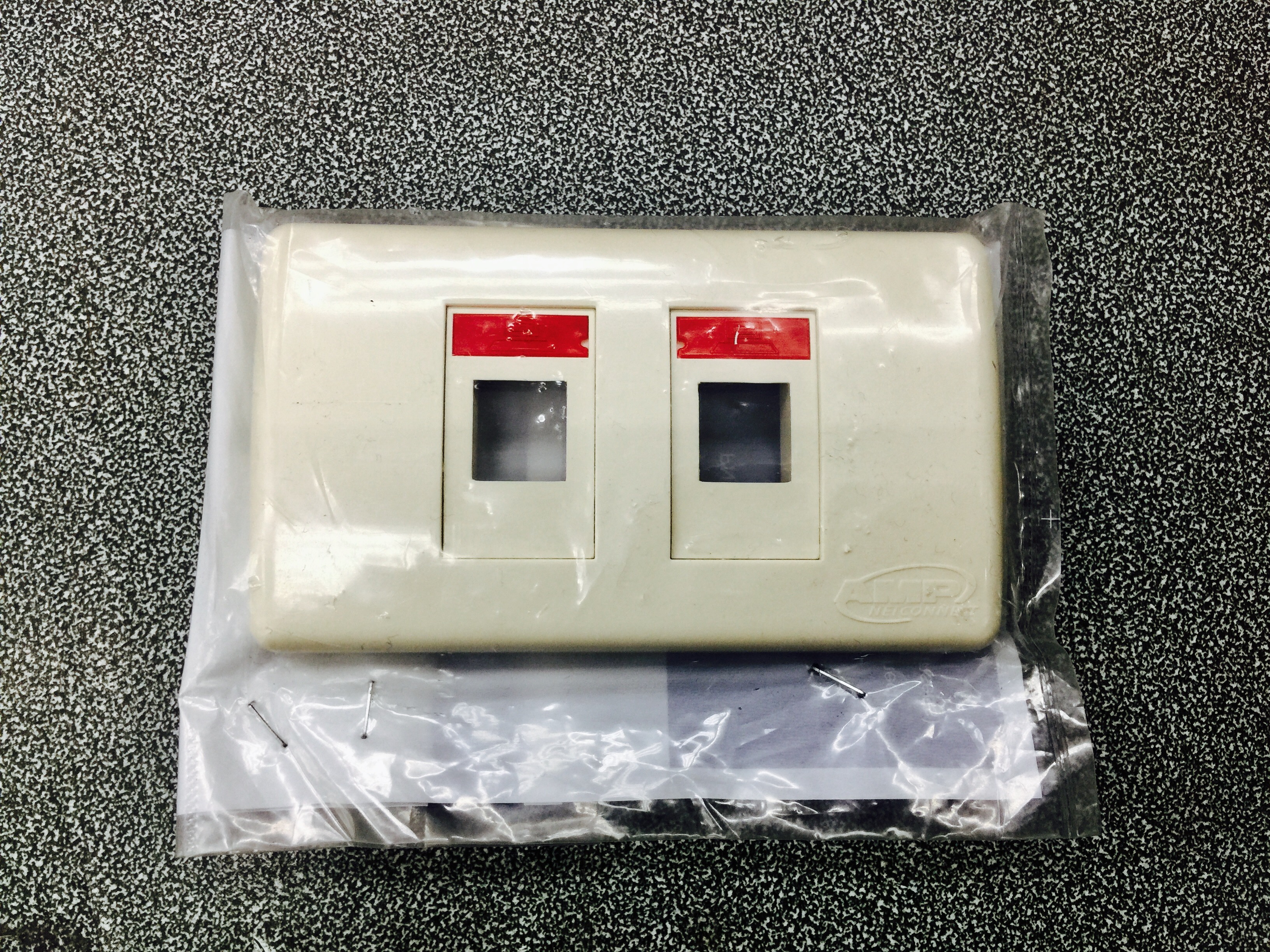FACE PLATE 2 Outlet AMP