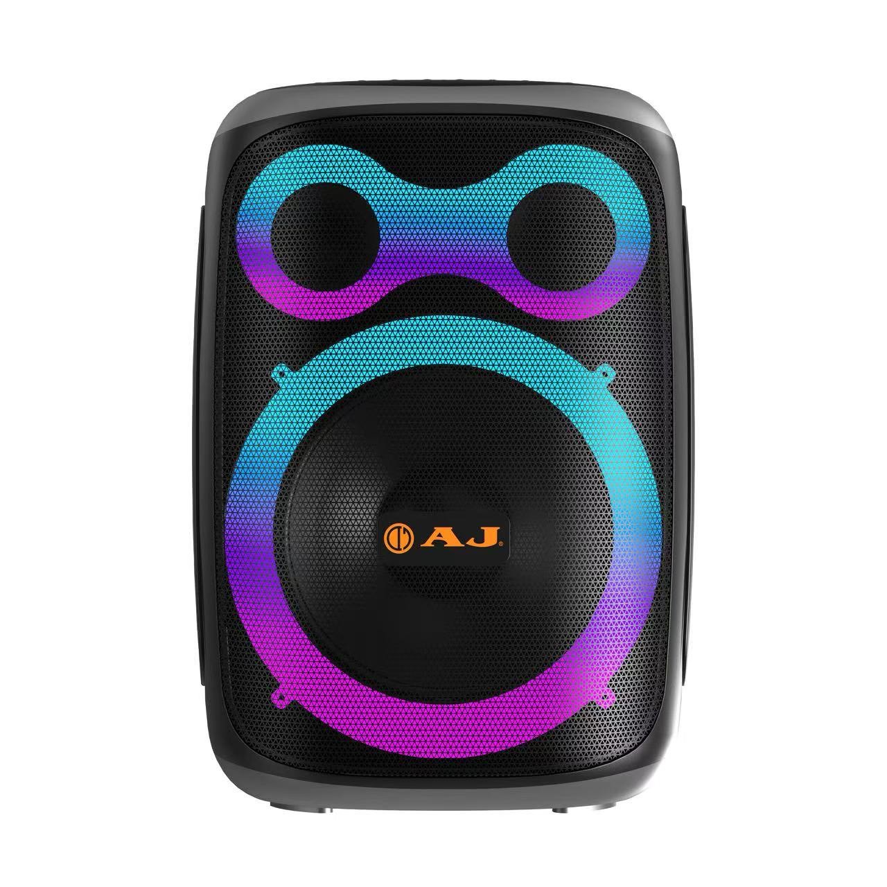 AJ X4000 ลำโพงบลูทูธ Party Box กำลังขับ 150วัตต์ ชาร์จไฟบ้านได้ แถมไมค์ลอย 2 ตัว พร้อมรีโมท รับประกัน 1 ปี