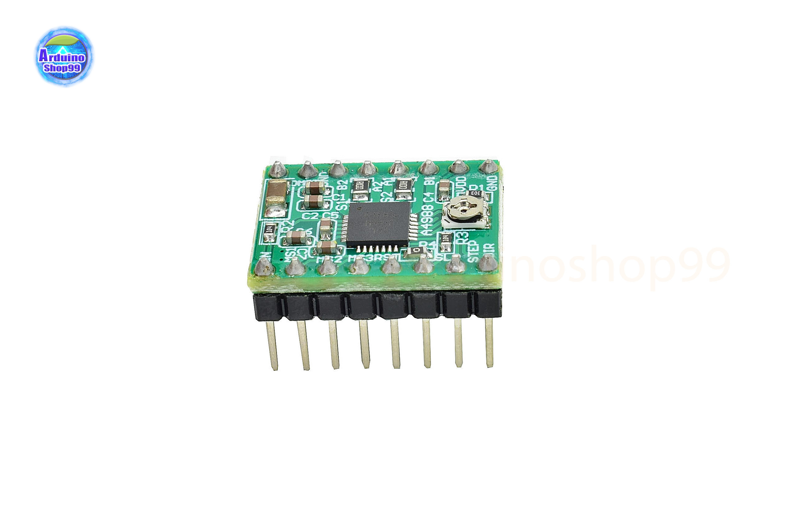 A4988 Stepper Motor Driver Board with Heatsink for 3D Printer( Green )