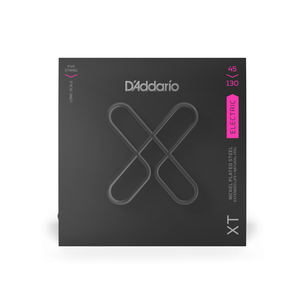 D’Addario XT 45-130 Nickel Plated Regular Light-Long Scale / เบส 5 สาย