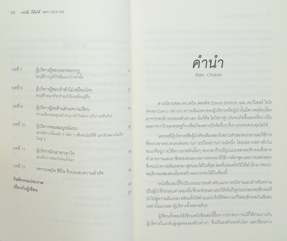 เก่งได้...ก็ล้มได้ WHY CEOs FAIL