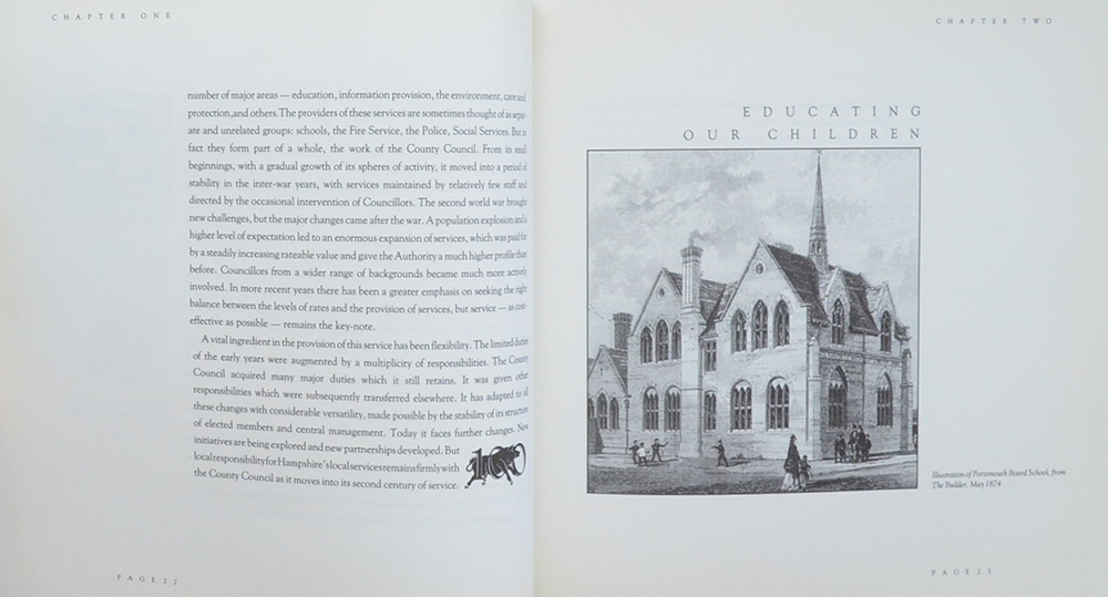 100 YEARS OF PROGRESS Hampshire County Council 1889-1989