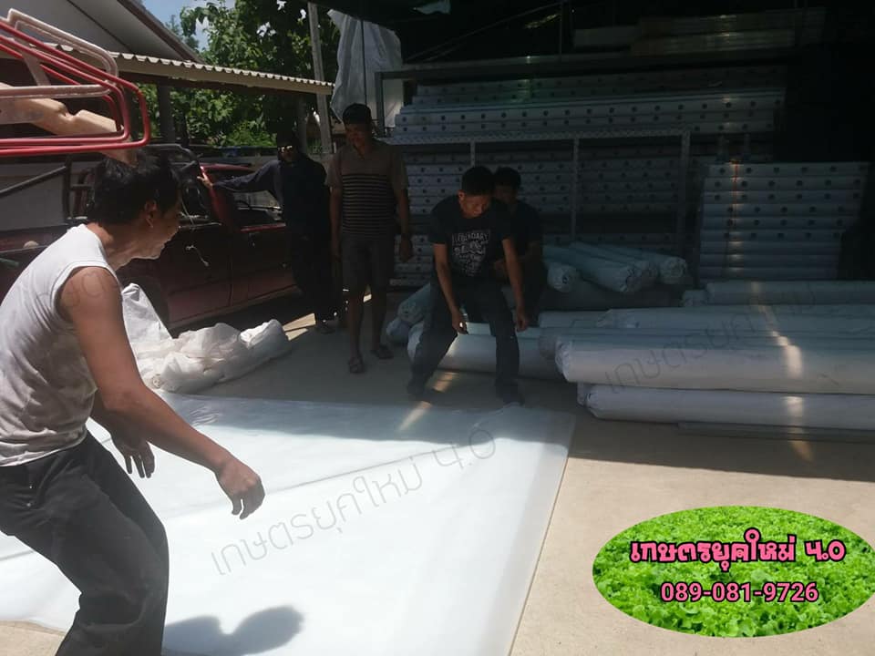 พลาสติคคลุมโรงเรือนขนาด 5.0m.x100m.x150mc.