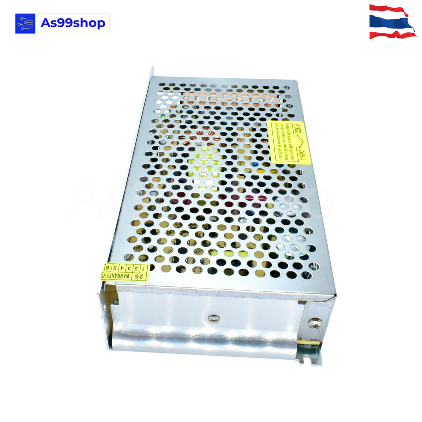 สวิตชิ่งเพาเวอร์ซัพพลาย Switching Power Supply 24V 6.25A 150W(สีเงิน) S-150-24