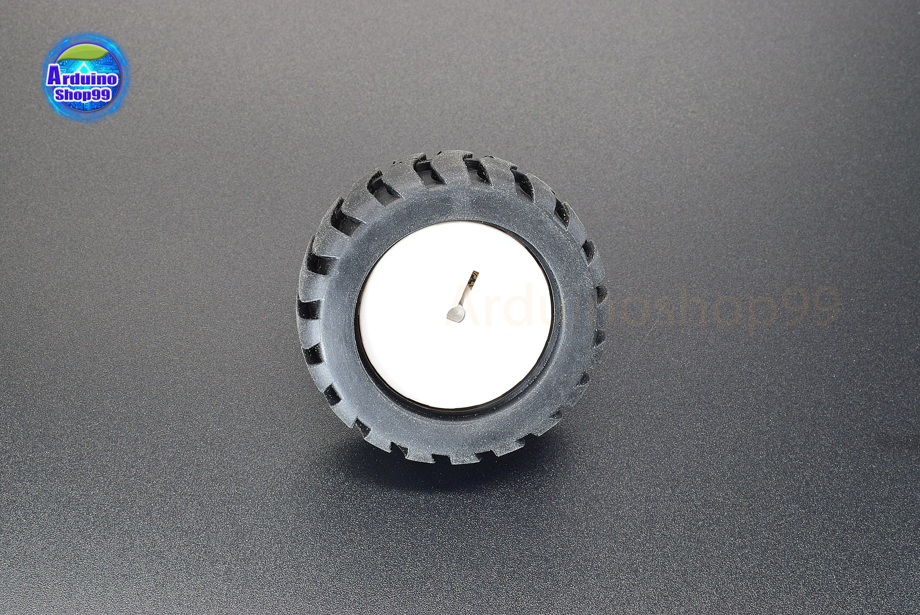 N20 3-6V 40RPM DC Micro Geared Box Electric Motor + ล้อยาง