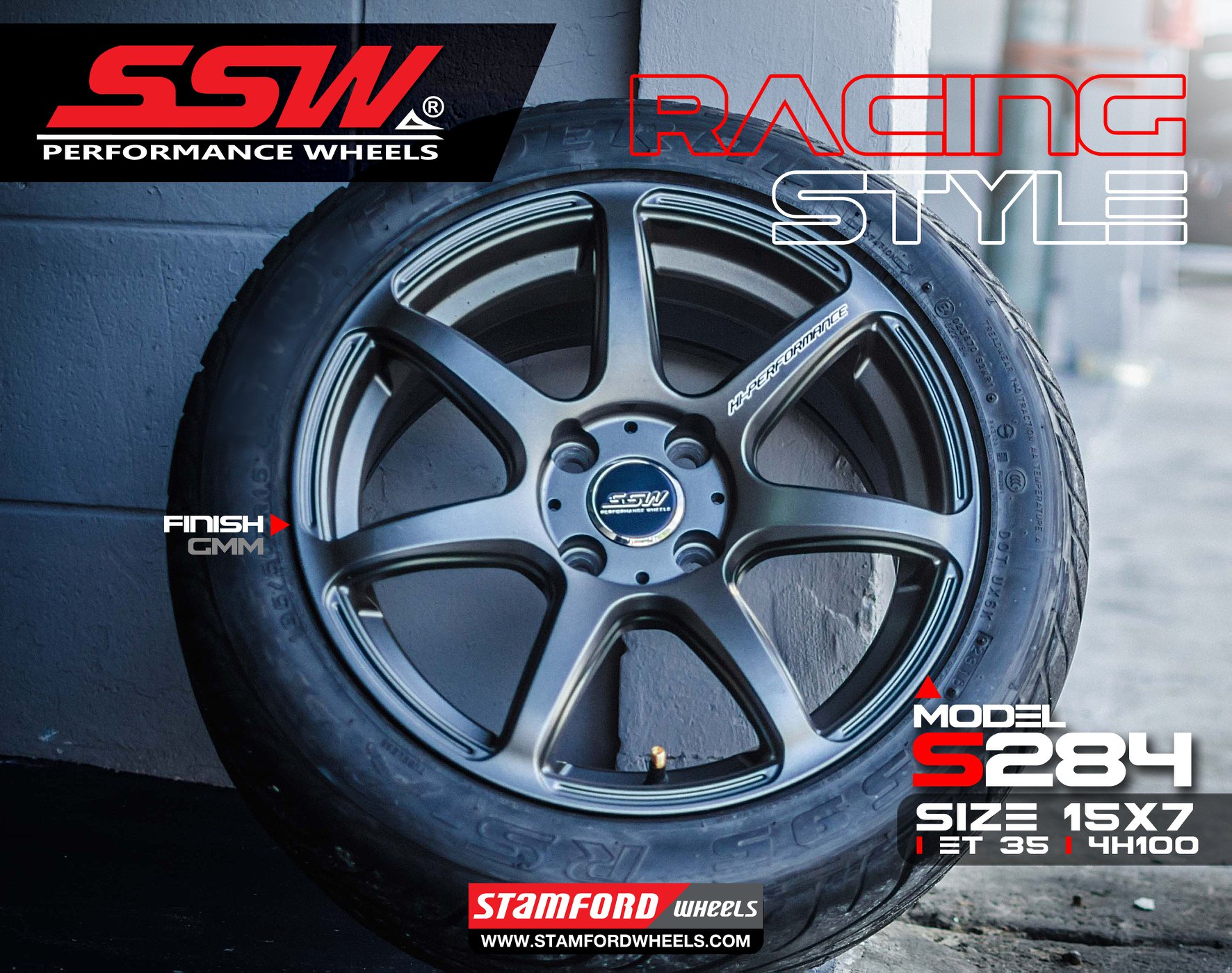 ล้อ SSW S284 ขอบ 15