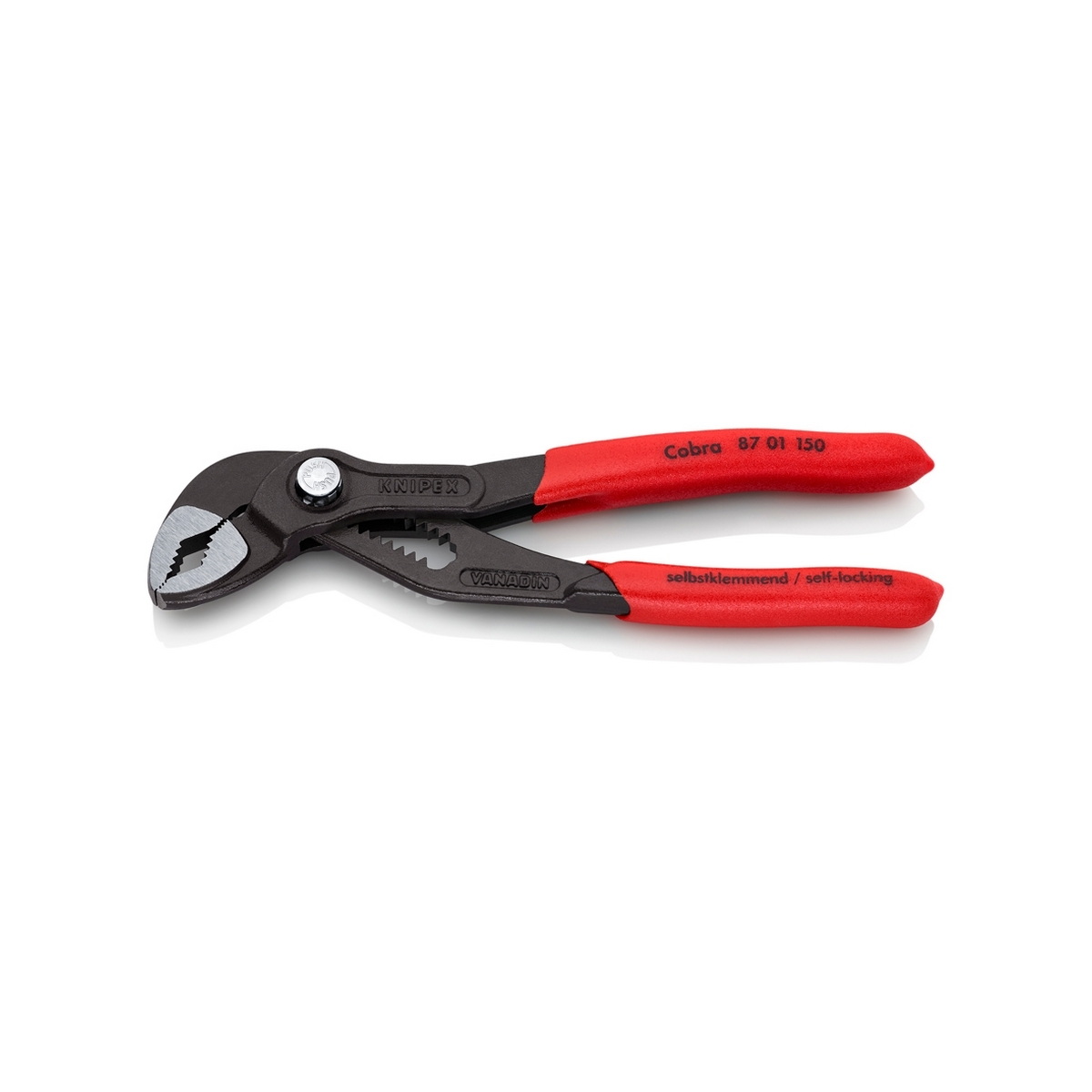 KNIPEX 87 01 150 คีมคอม้า รุ่น Cobra ด้ามพลาสติก 150mm (6")