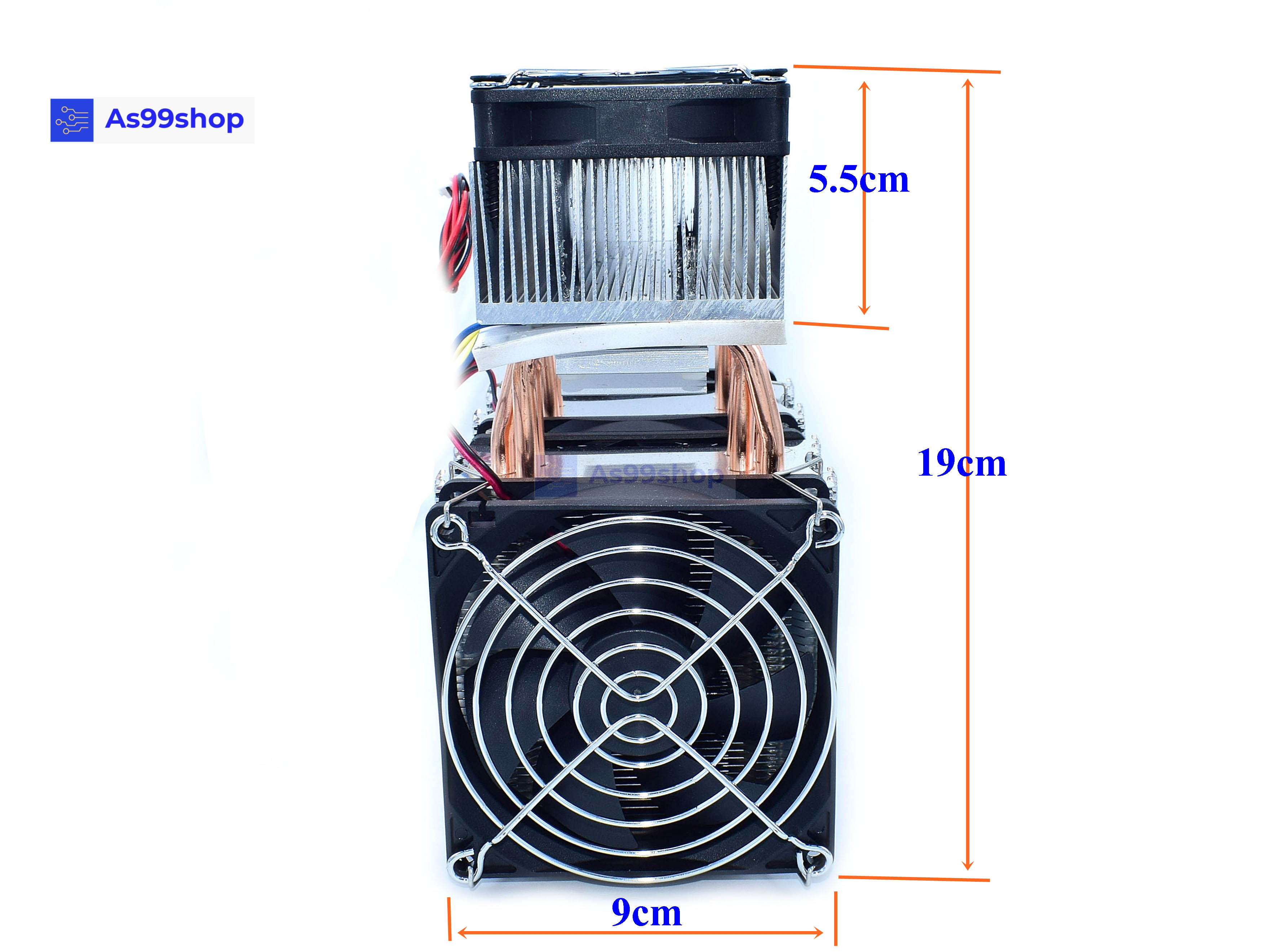 ชุดทำความเย็นขนาด 70*140 mm (ชุดสำเร็จ พร้อมแผ่น ร้อนเย็น)