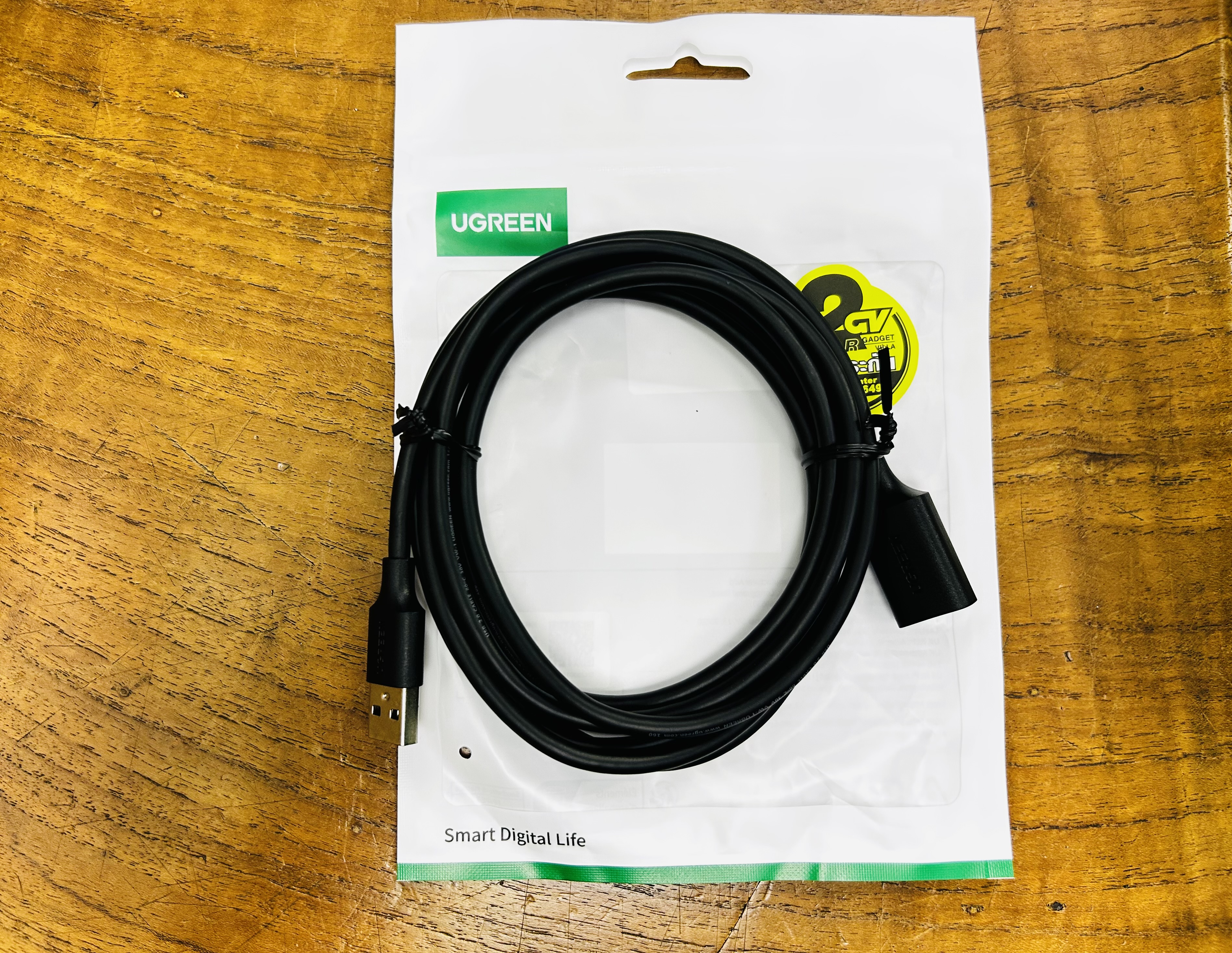 UGREEN 10316 USB 2.0 A Male to USB A Female Cable 2m.