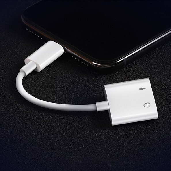 d-power อะเเดปเตอร์ ตัวเเปลงหูฟังไอโฟน รุ่น P2in1 รองรับไอโฟน 7-14 ใช้ไมค์ได้ ไม่ต้องเปิดบลูทูธ รับประกัน 1 ปี