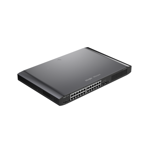 Reyee RG-ES226GC-P Cloud Managed Smart POE Switch 24 Port Gigabit, 24 Port POE 370W