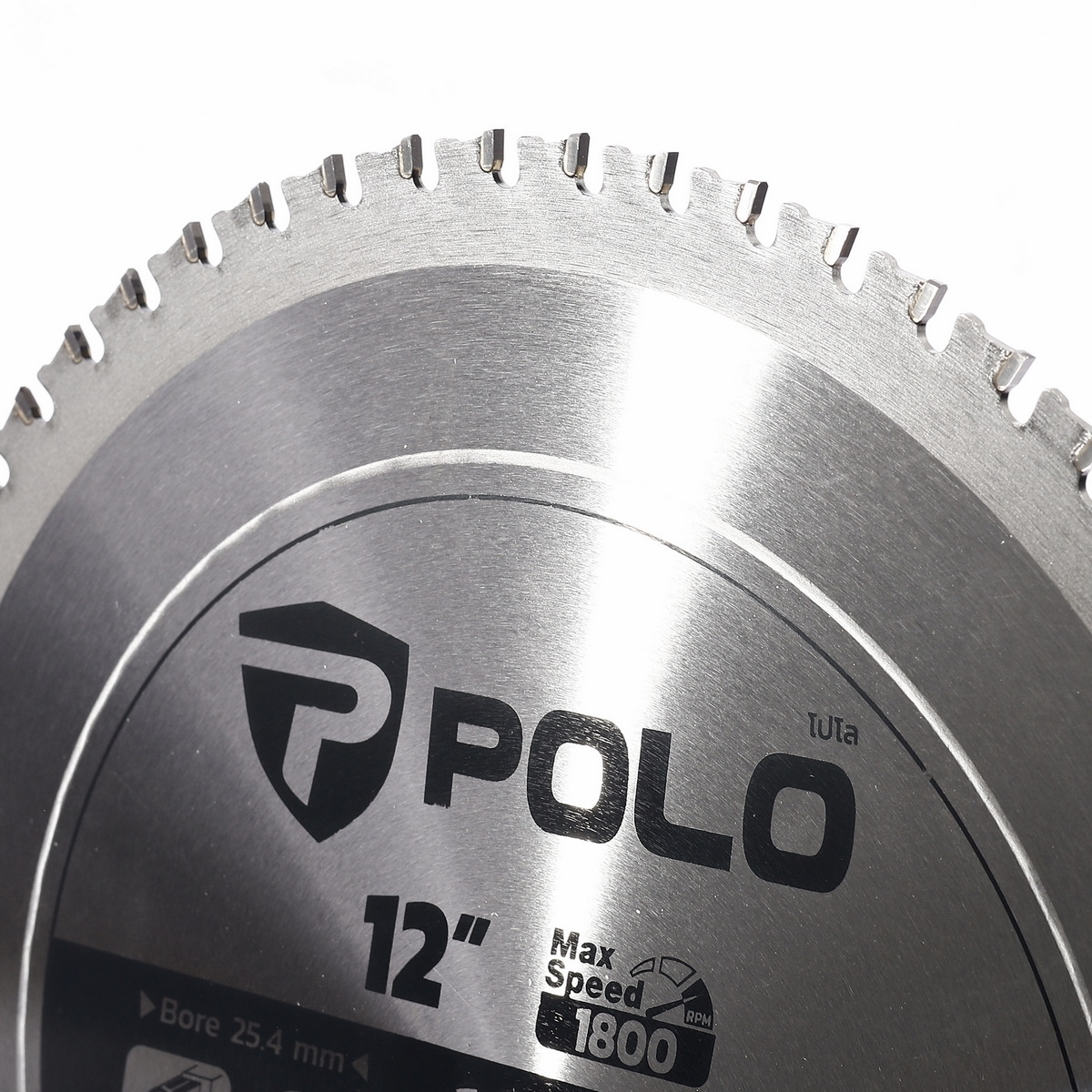 POLO ใบเลื่อยวงเดือนคาร์ไบด์ ตัดเหล็ก 12"x60T
