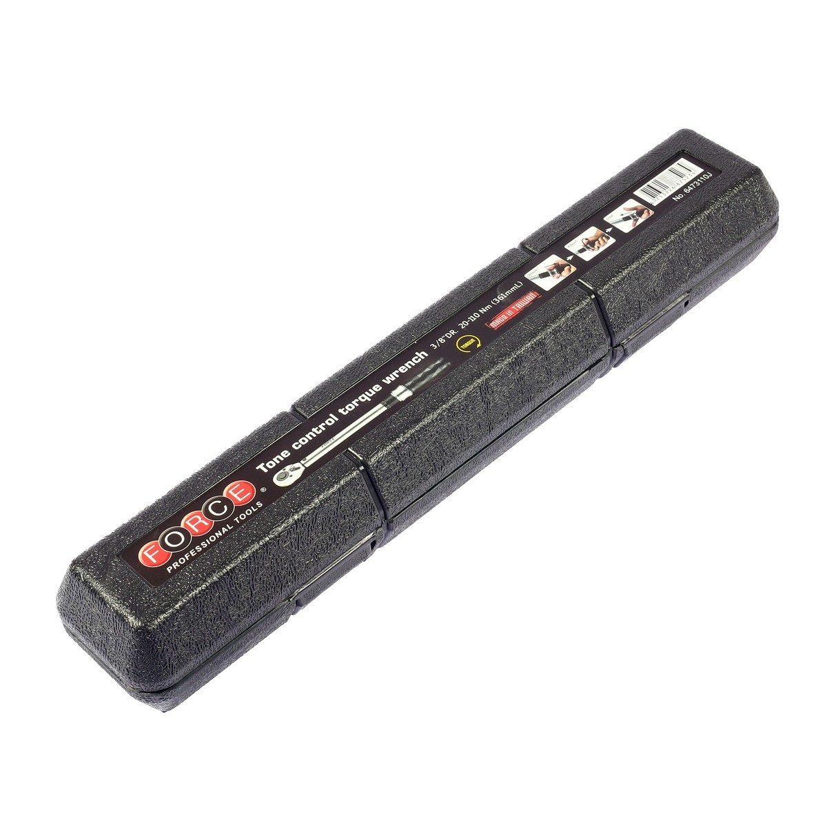 FORCE 6473110J ด้ามขันปอนด์ชนิดมีเสียง 3/8" 20-110Nm มีใบตั้งค่า