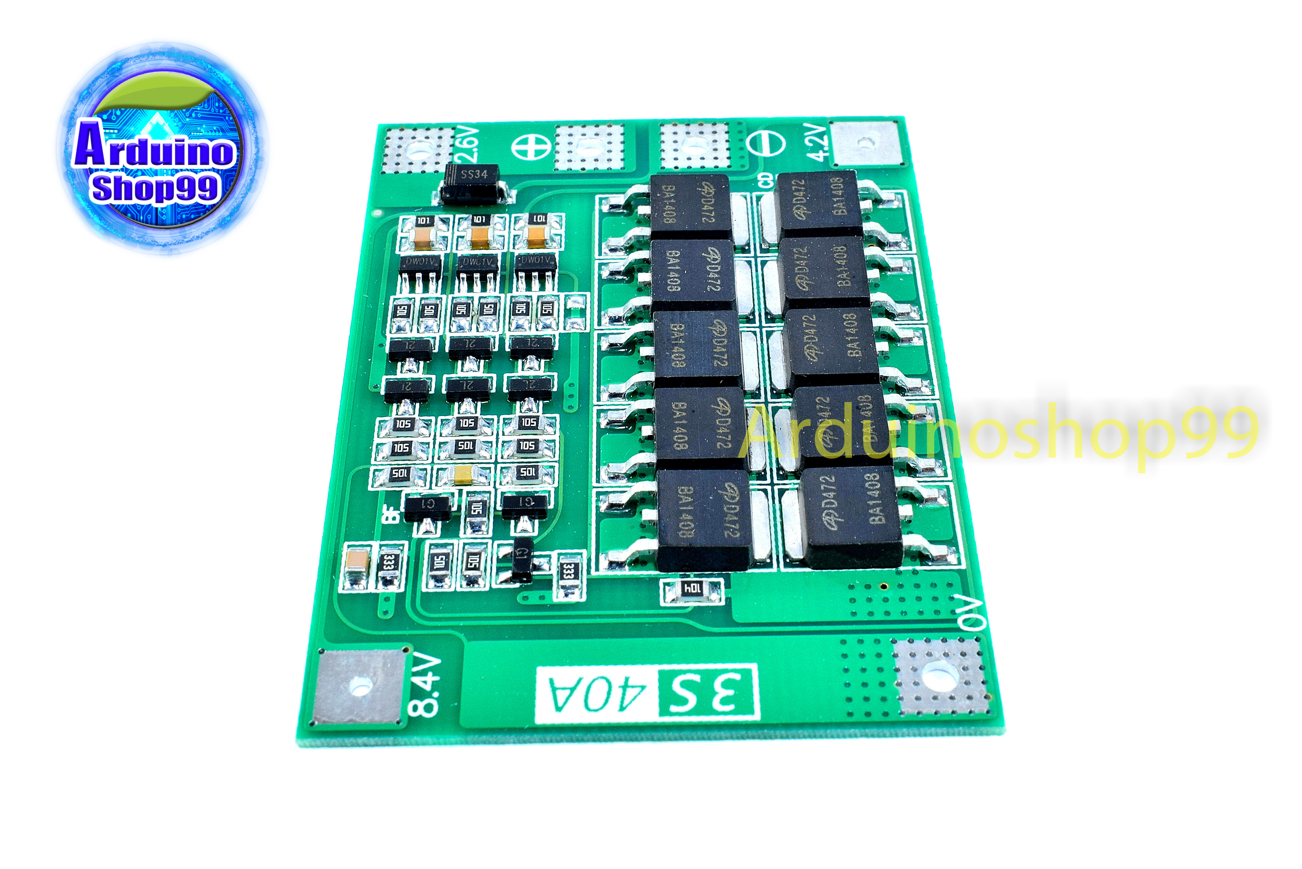3S 12.6V 40A lithium battery protection board with balanced startable drill