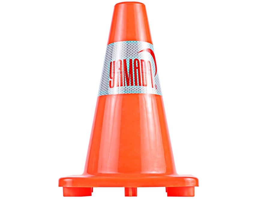 YAMADA รุ่น TC30 กรวยจราจรพีวีซี 30cm 1แถบ