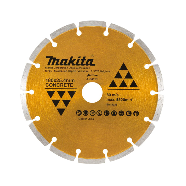 MAKITA A-84121 ใบเพชร 7" แห้ง ร่อง-ทอง