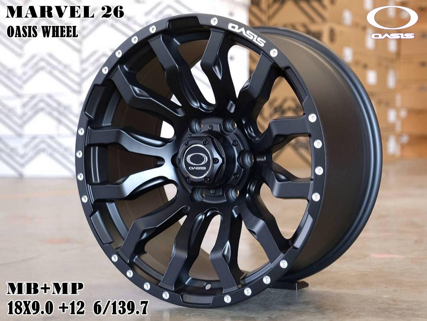 ล้อ Oasis Wheels MARVEL 26 ขอบ 16 ออฟโรด