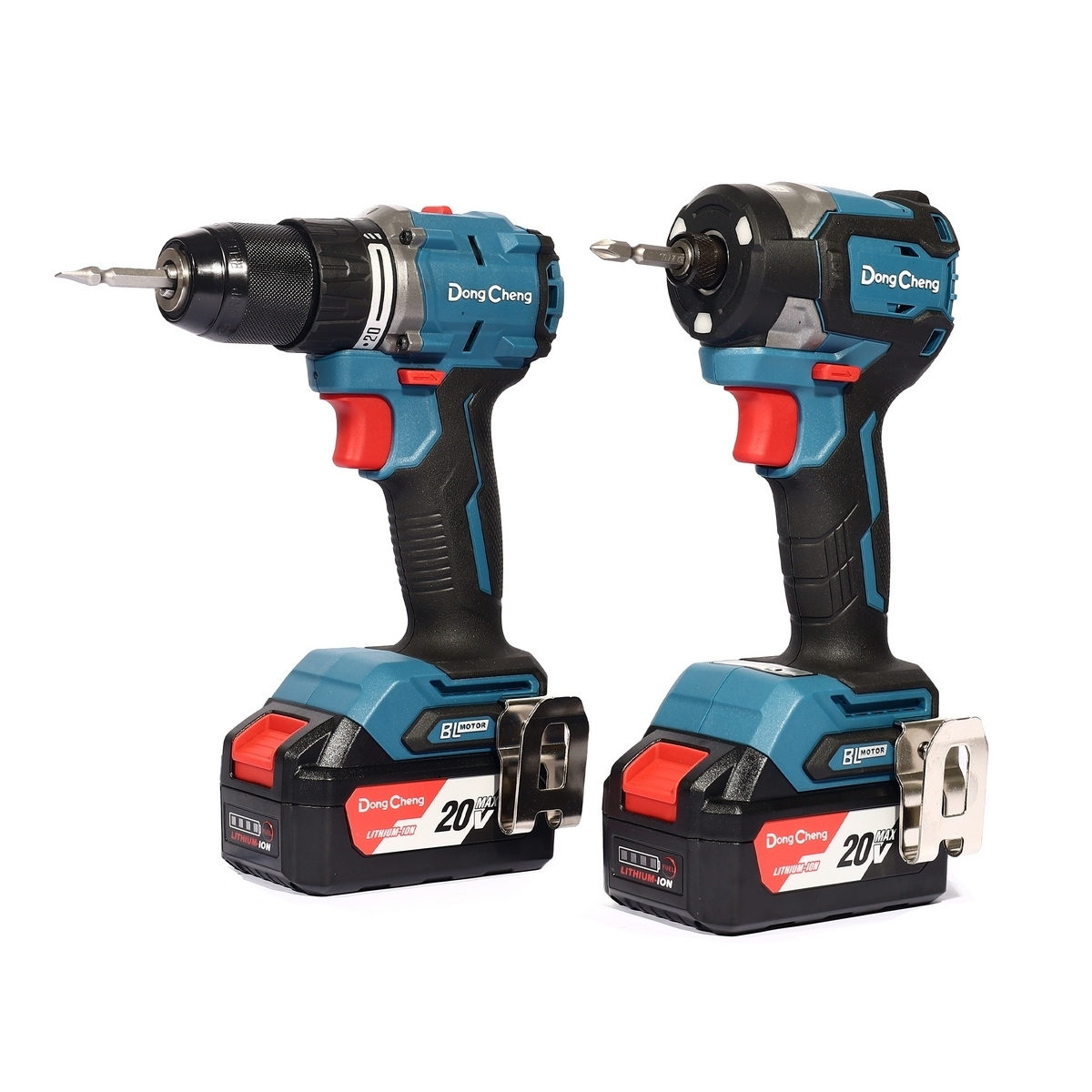 Dong Cheng DCKIT26-EK ชุด COMBO DCJZ2060i สว่านกระแทก+DCPL208 ไขควงกระแทก 20V