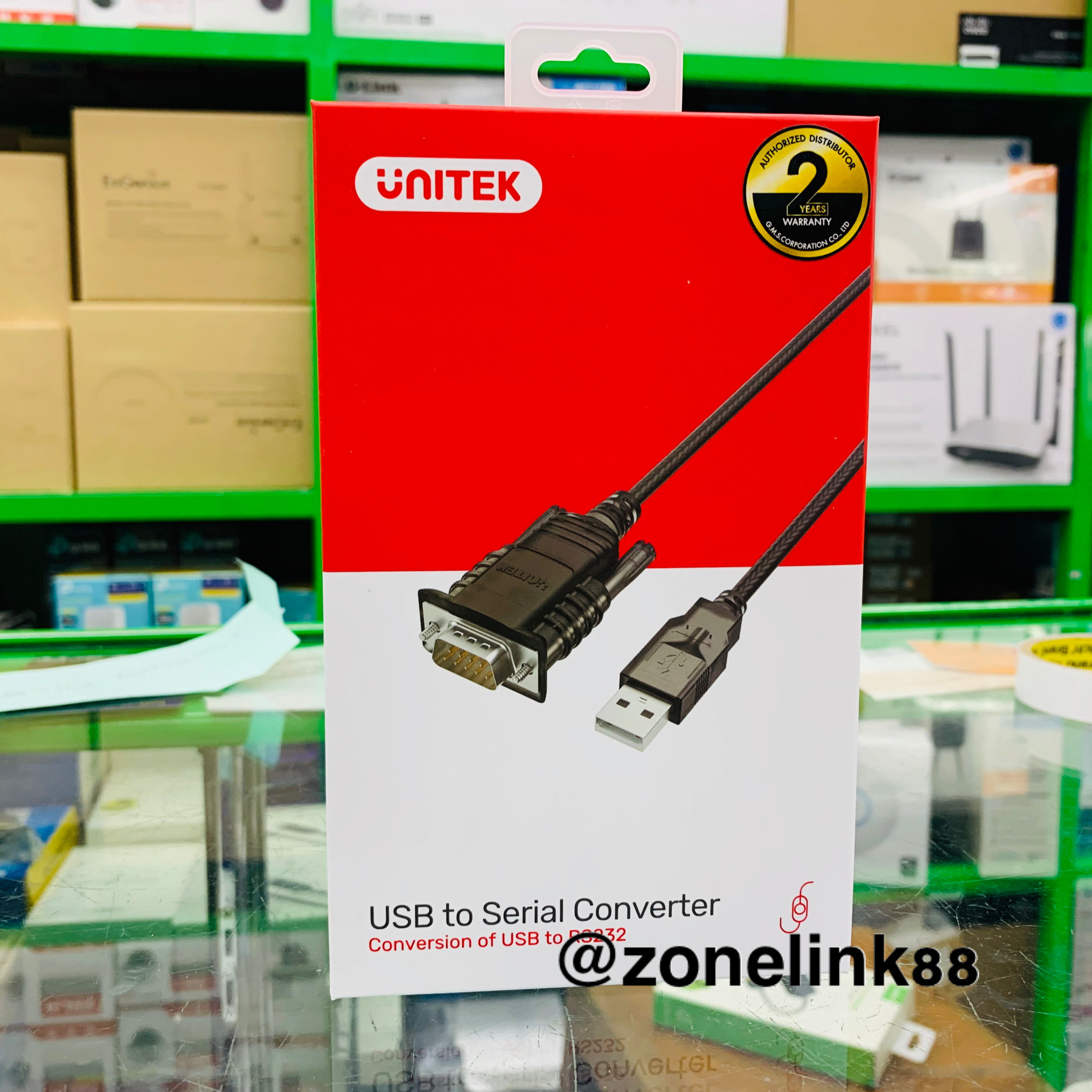Unitex Y108 USB 2.0 to Serial RS232 Cable