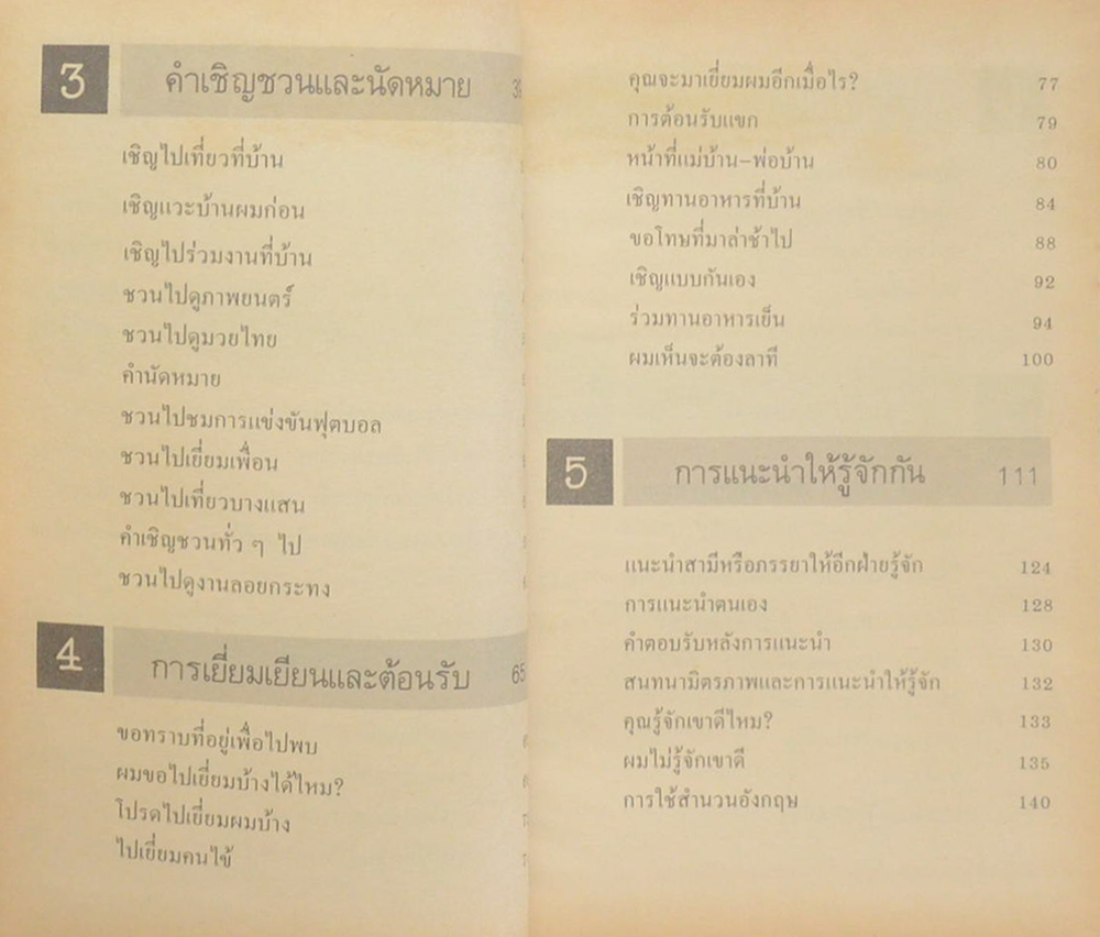 แนวพูดอังกฤษประจำวัน