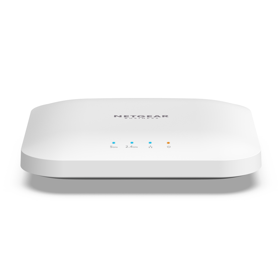 Netgear AX1800 WiFi 6 Access Point (WAX214) Essentials WiFi 6 AX1800 Dual Band Wall/Ceiling Mount, PoE Powered, Local Management