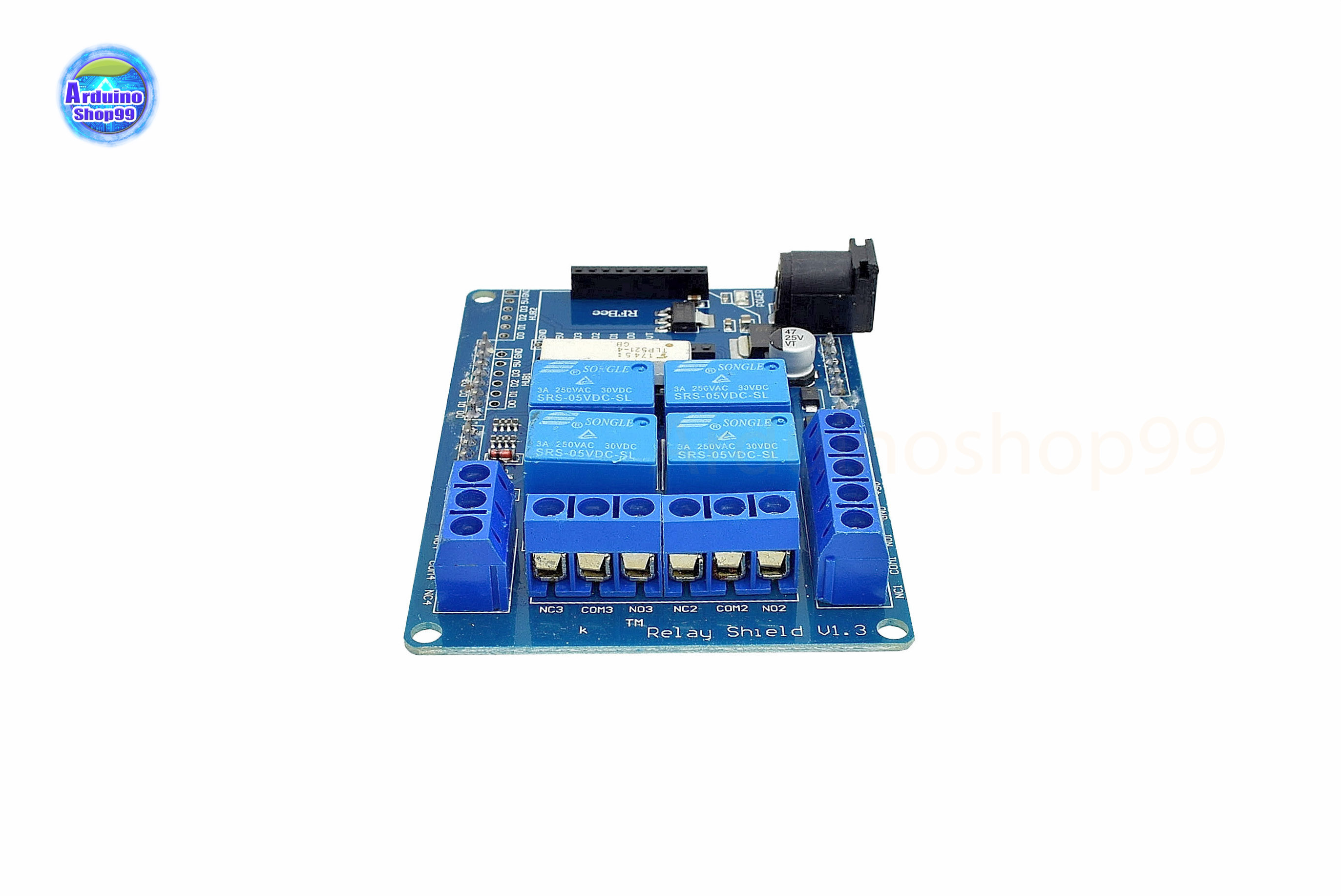 4 Channel Relay And Xbee Shield For Arduino