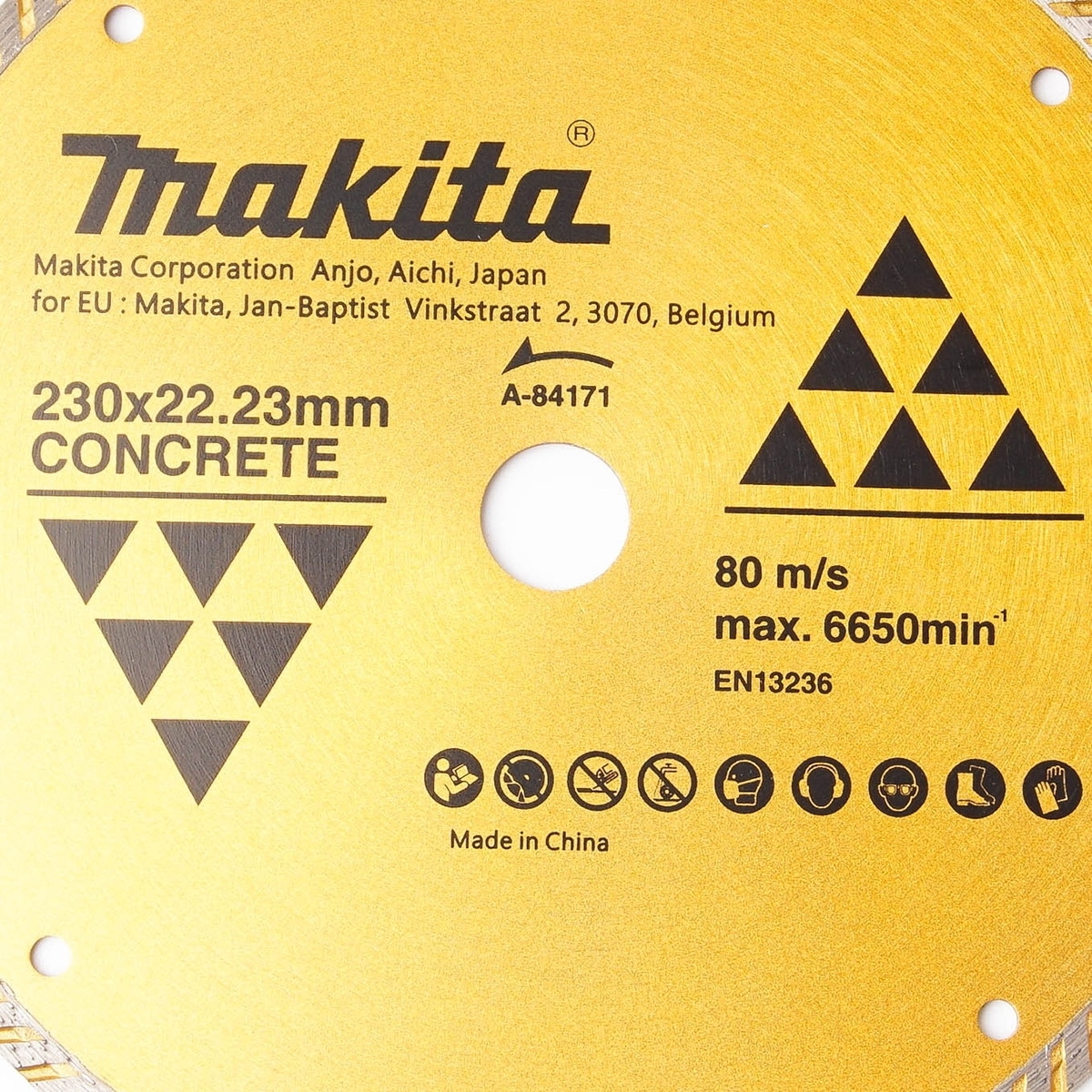 MAKITA A-84171 ใบเพชร 9" แห้ง ก้างปลา-ทอง