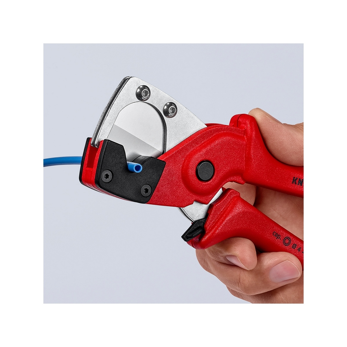 KNIPEX 90 10 185 คีมตัดท่อมัลติเลเยอร์และท่อลมแรงดัน (ตัดสายยาง,ตัดสายลม)