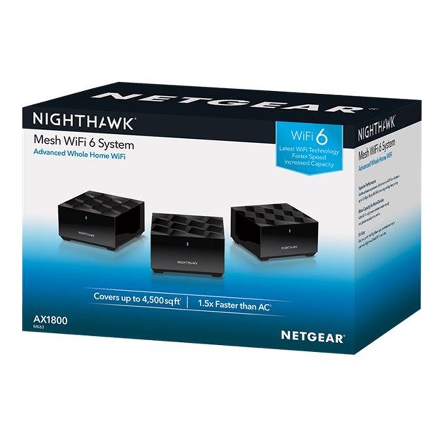 NIGHTHAWK® MESH WIFI 6 SYSTEM (MK63)