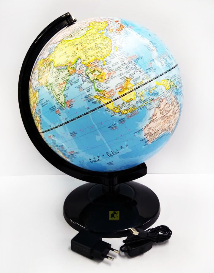 ลูกโลกจำลอง Bennon Illuminated Globe (English+Thai) ET-112 LA
