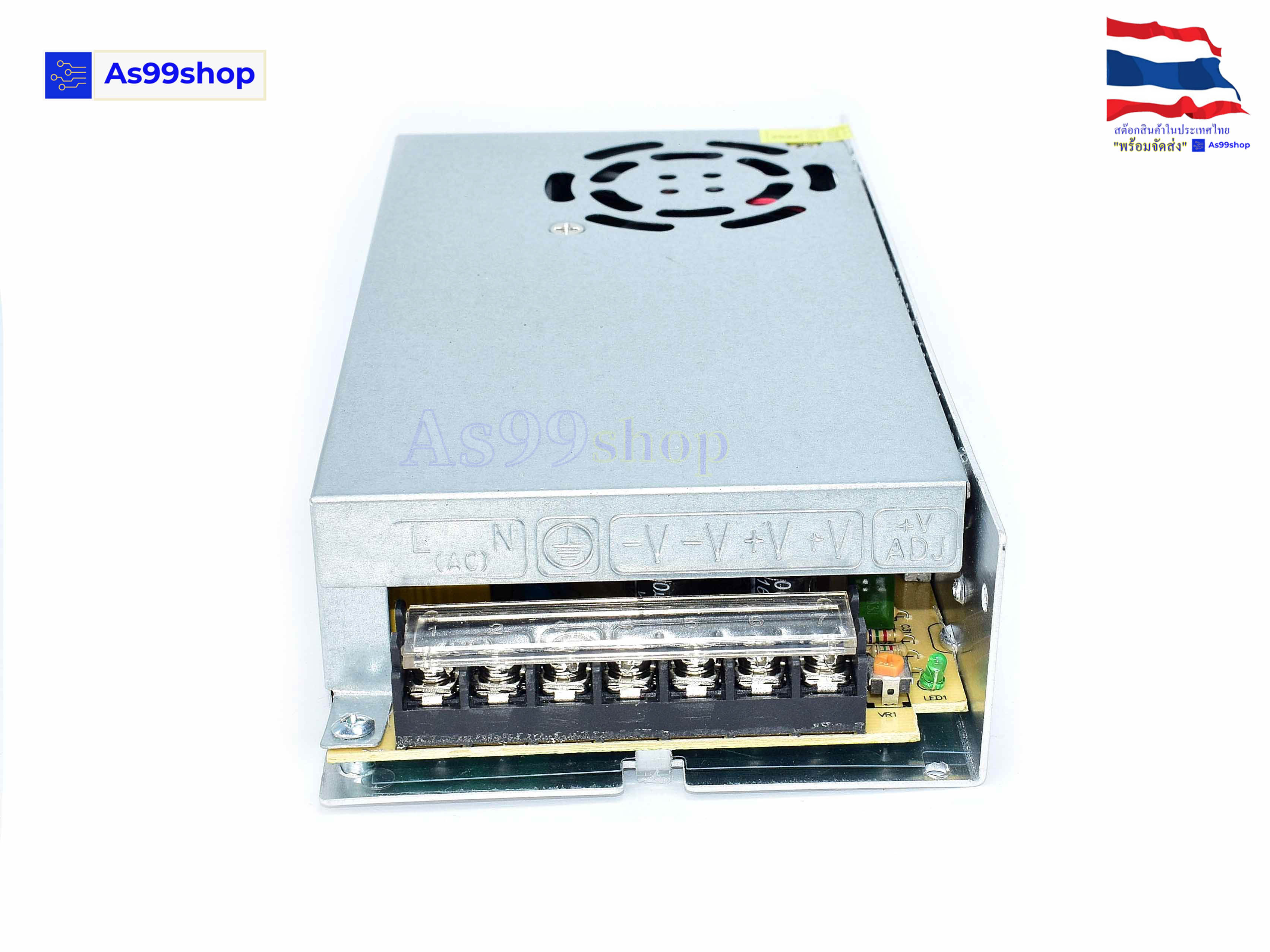 สวิตชิ่งเพาเวอร์ซัพพลาย Switching Power Supply 12V 20A 250W(สีเงิน) T-250-12