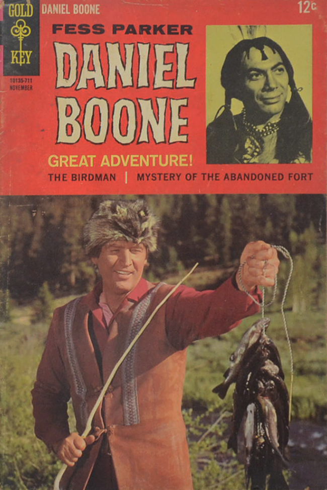 FESS PARKER DANIEL BOONE
