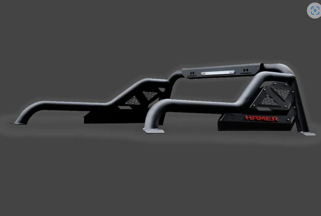 โรลบาร์ รุ่น TITANIUM SERIES ROLL BAR FOR FORD RANGER ค่าย HUMMER