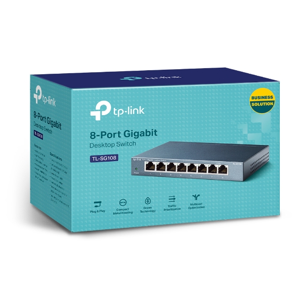 TP-Link TP-Link TL-SG108 8-Port 10/100/1000Mbps Desktop Switch TL-SG108