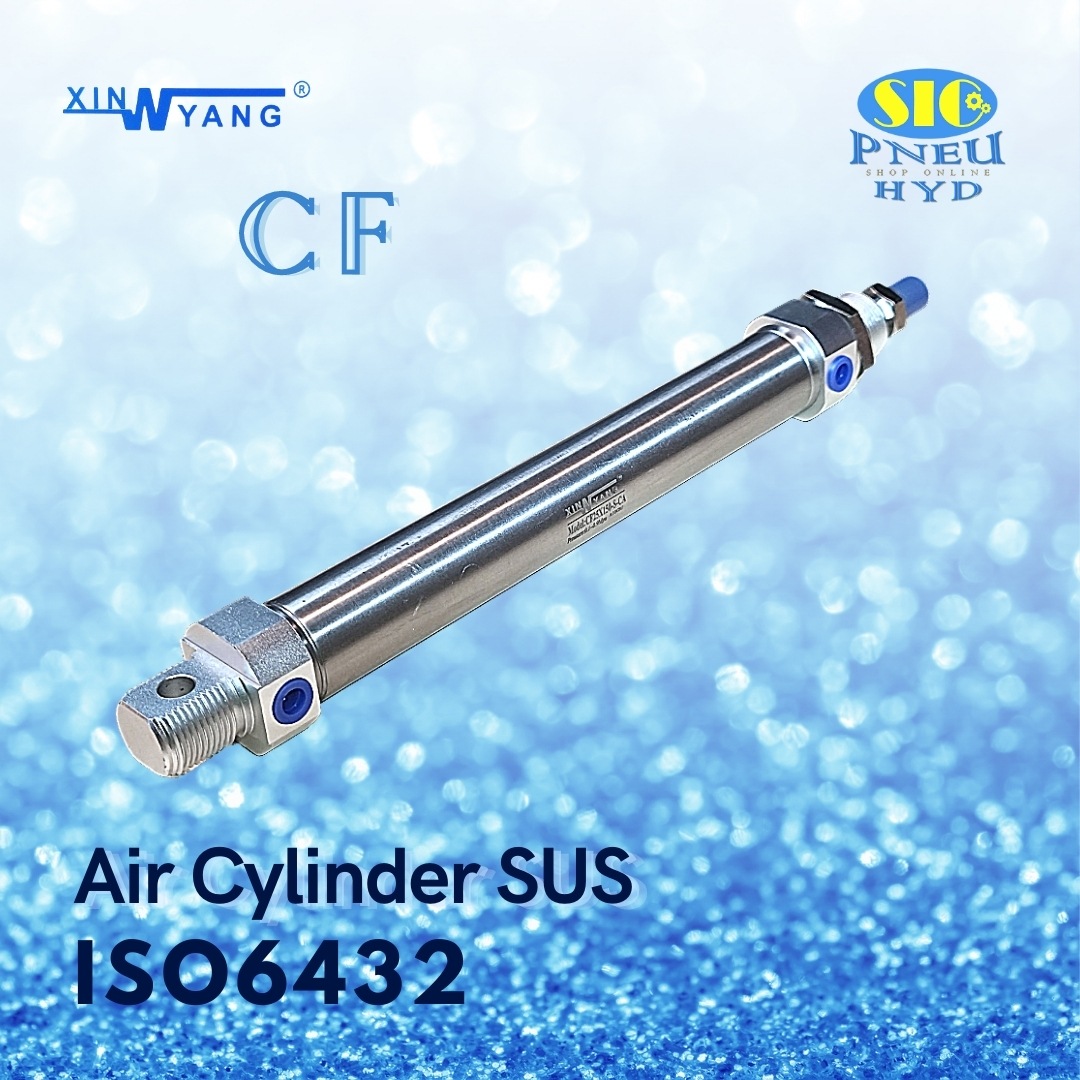 CF25 : AIR CYLINDER SUS เทียบ SMC C85 Series ISO 6432 กระบอกลมแสตนเลส