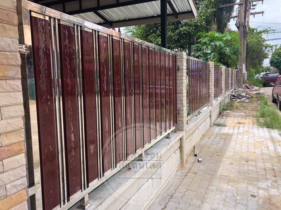 งานประตูสแตนเลส ลายไม้ ทุกชนิดสมุทรสาคร 0852094218