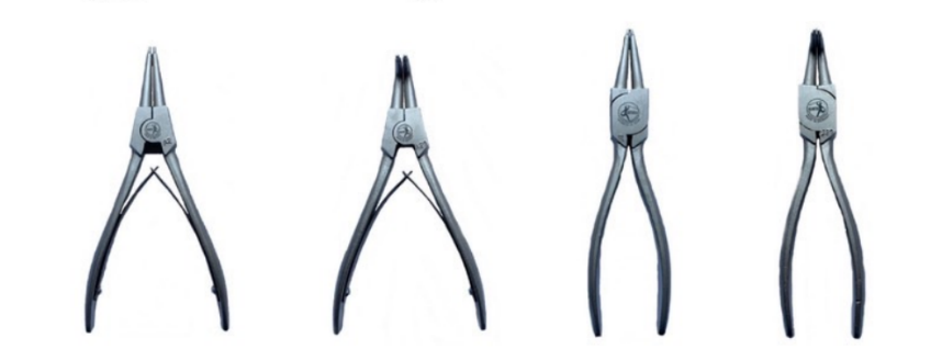 คีมหนีบแหวน ปากตรง HUNTER เยอรมัน ขนาด : 5.1/2" , 7" , 9" , 12"