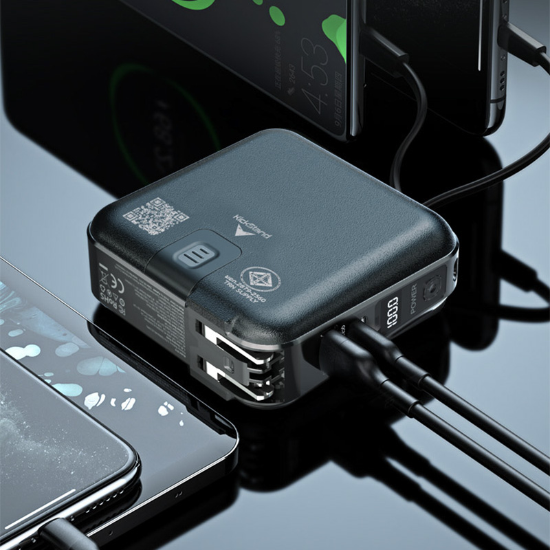 d-power พาวเวอร์เเบงค์ รุ่น B19 ความจุ 15000mAh ชาร์จเร็ว 18วัตต์ มีอะเเดปเตอร์ในตัว (มอก.2879-2560) ประกัน 1 ปี