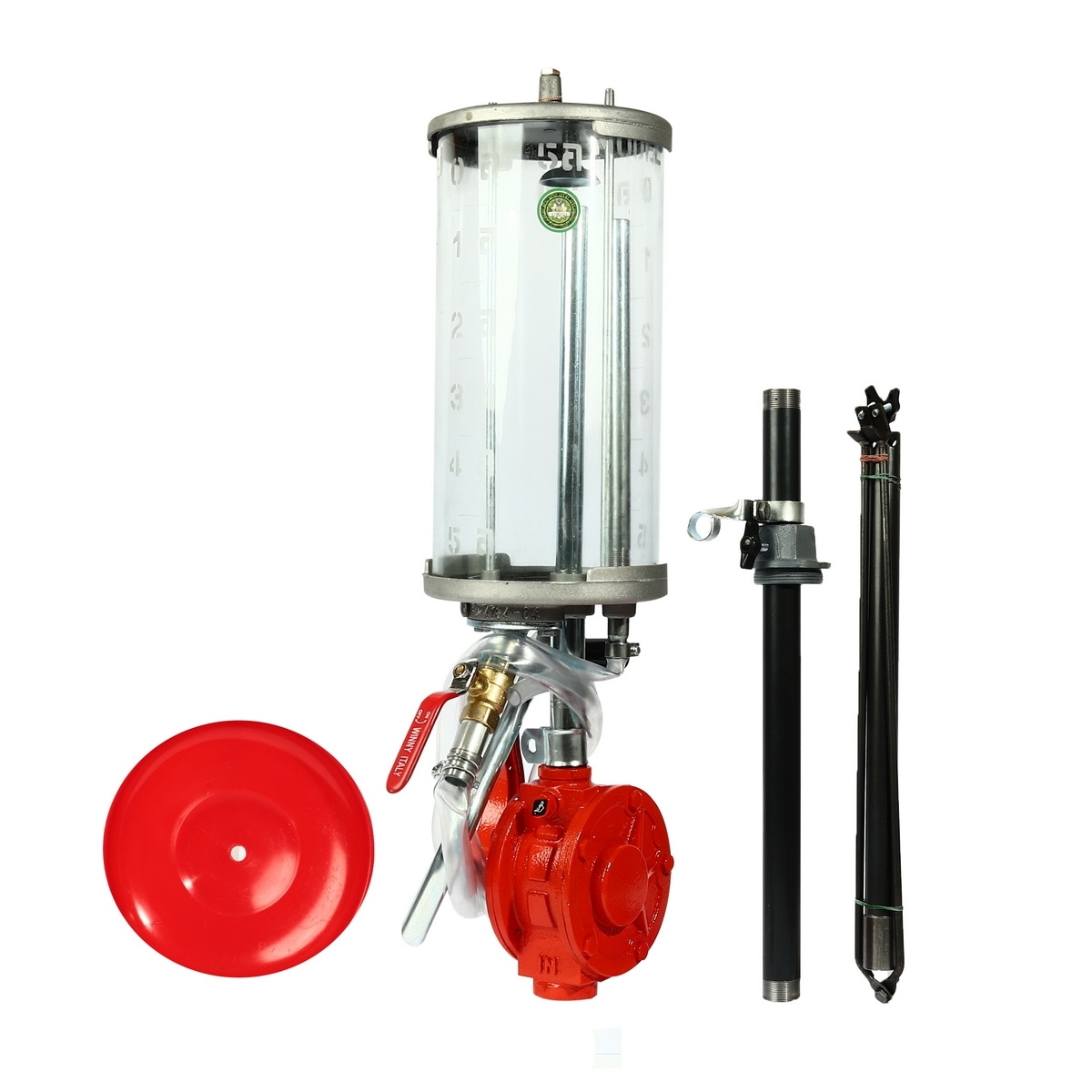 SPG GP-25 ปั๊มสูบน้ำมันมือหมุน แบบมีหลอดแก้ว