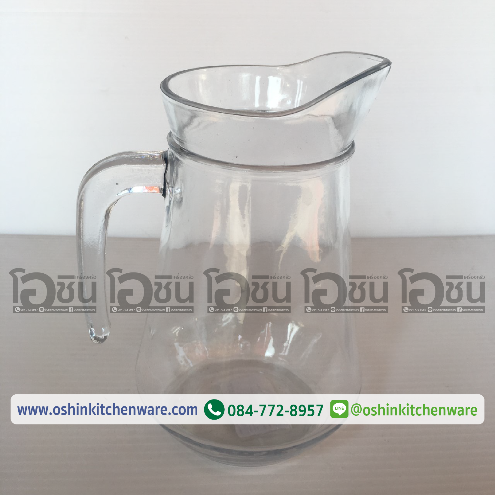 เหยือกแก้ว 1000 ML. **งดส่ง รับหน้าร้านอย่างเดียว**