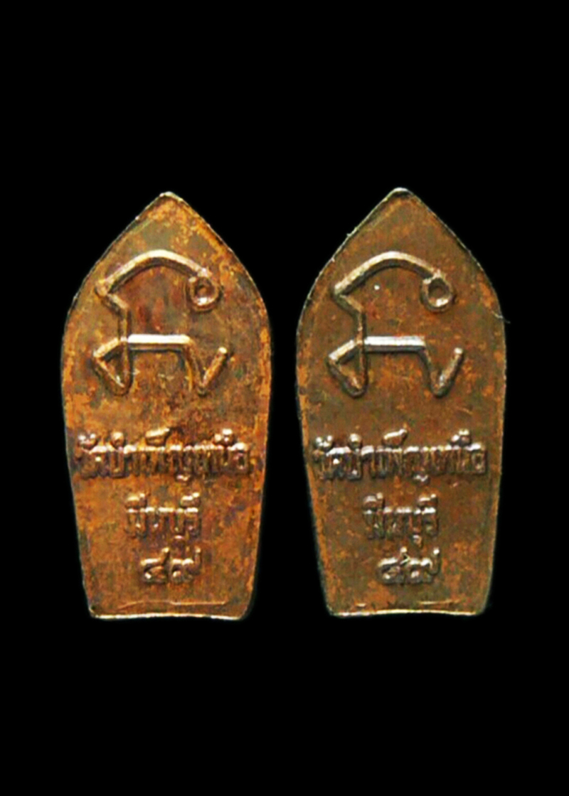 พระนาคปรกใบมะขาม วัดบำเพ็ญเหนือ มีนบุรี ปี2549 มาคู่2องค์