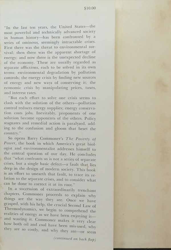 THE POVERTY OF POWER