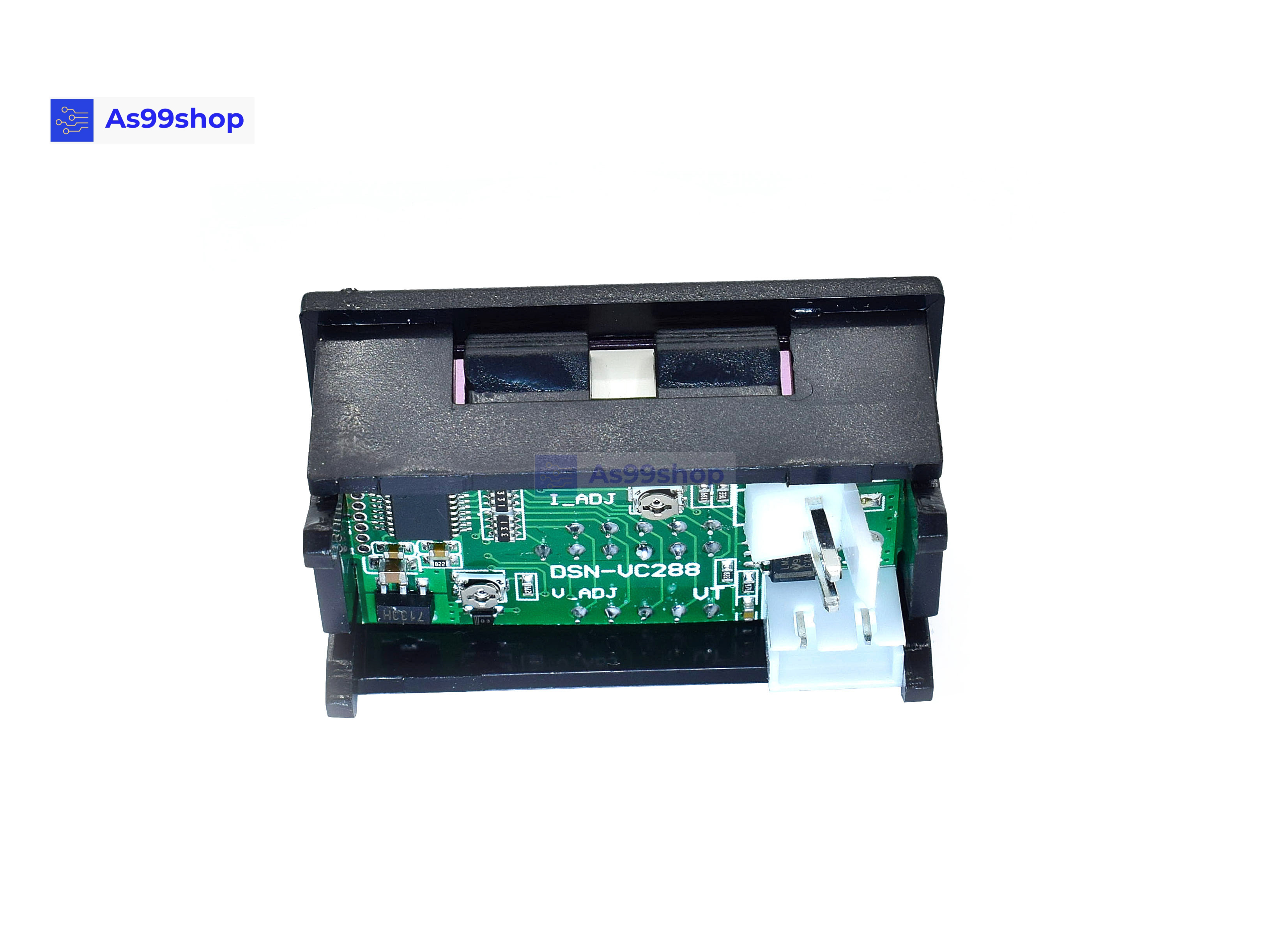 จอแสดงผล ค่าโวลต์ - ค่าแอมป์ DC 0-100V / 100A Dual Display Digital Voltmeter Ammeter(Red/Blue)