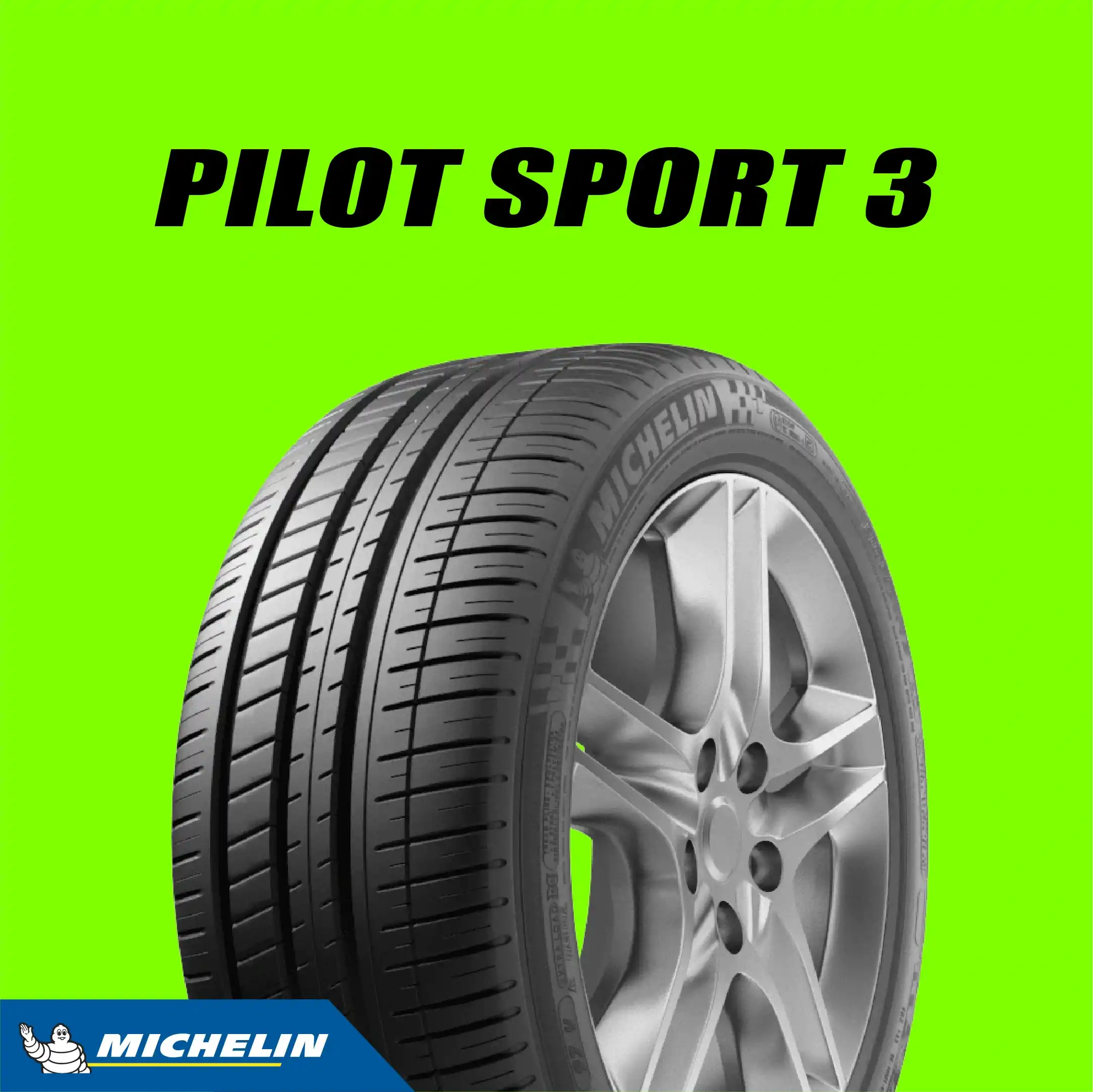ยาง michelin pilot sport 3 ขนาด 195/50-15ราคาพิเศษ สั่งได้
