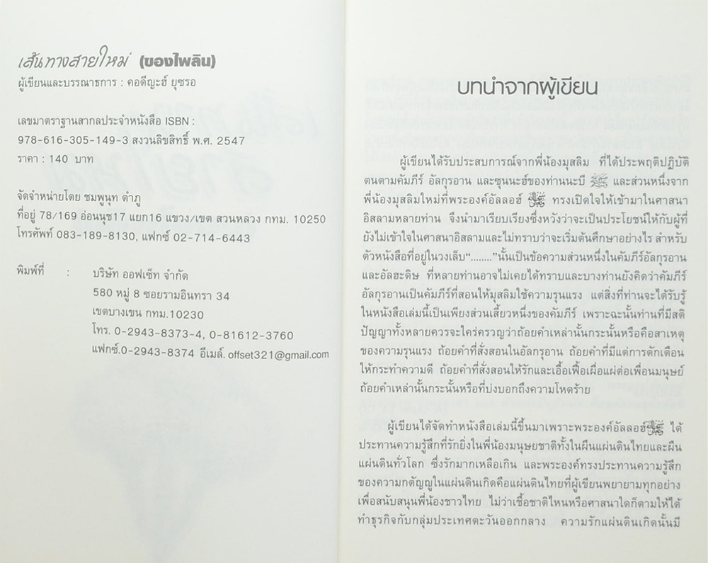 เส้นทางสายใหม่ (ของไพลิน)