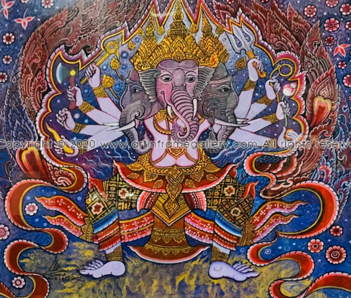 ผลงานศิลปะ "พระพิฆเนศ"