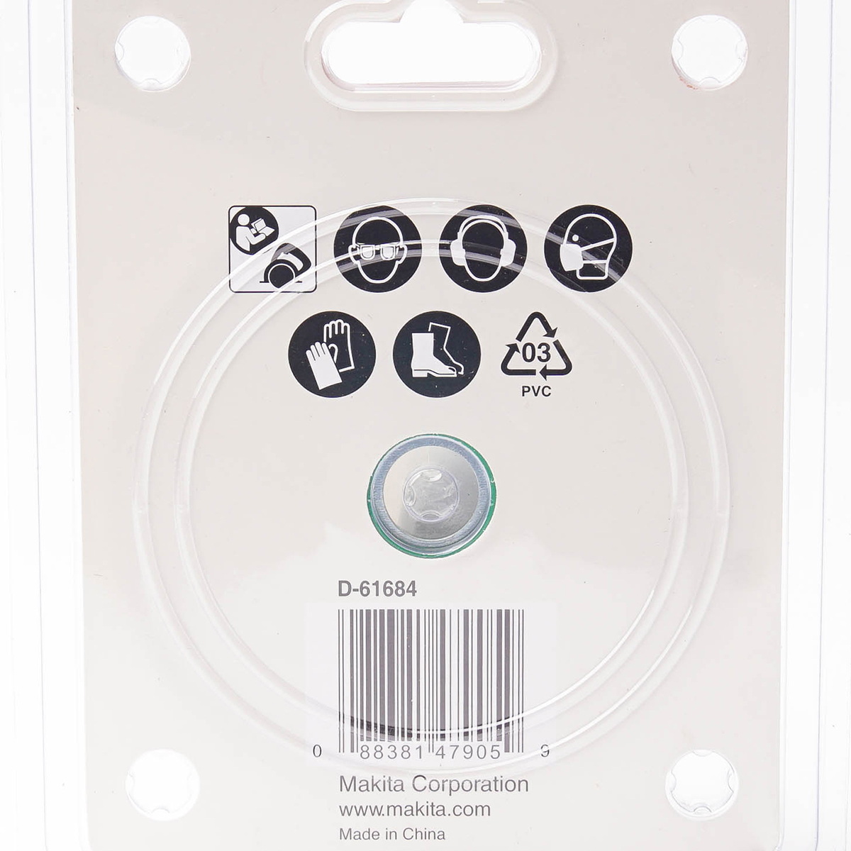 MAKITA D-61684 ใบเพชร 4"x1.5mm น้ำ เรียบ-เขียว หินอ่อน