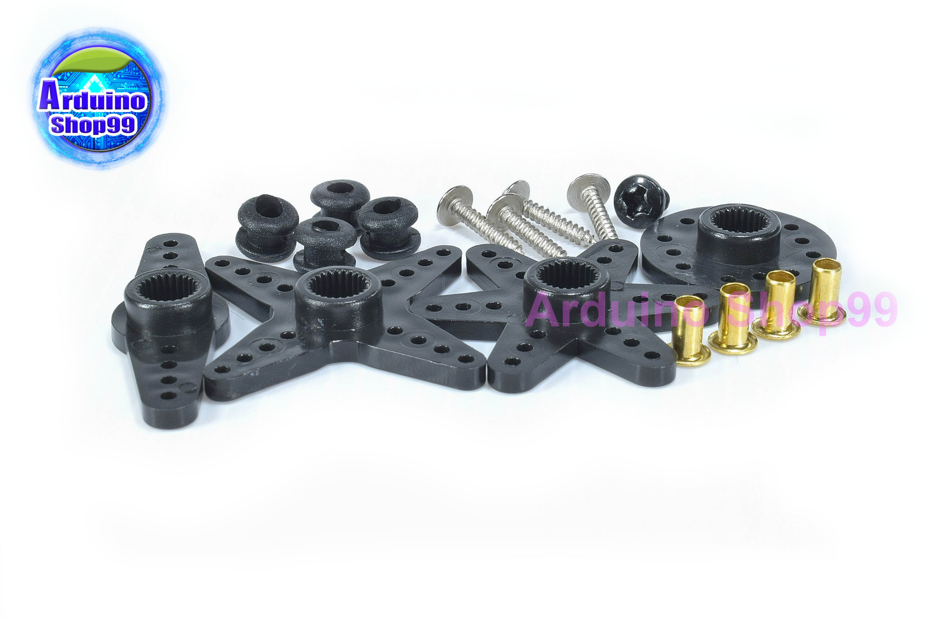 MG996R เซอร์โว หมุนได้ 0-180 องศา แรงบิด 13 kg/cm เฟืองโลหะ